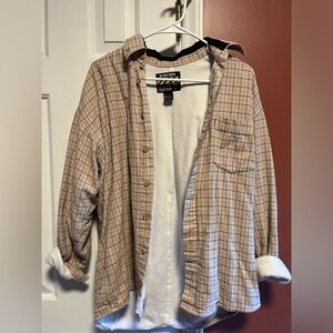 Big rock canyon rugged wear cream flannel